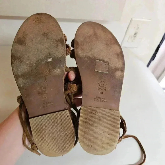 TOPSHOP FAREWELL GLADIATOR SANDALS - Picture 9 of 10